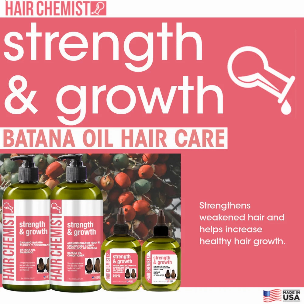 Hair Chemist Strength & Growth Batana Hair Oil - 7.1 oz