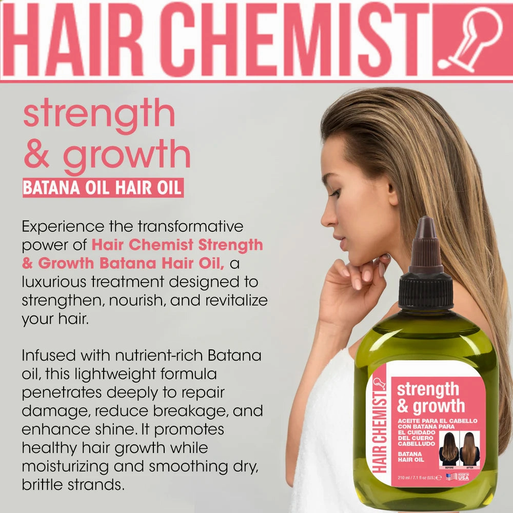 Hair Chemist Strength & Growth Batana Hair Oil - 7.1 oz