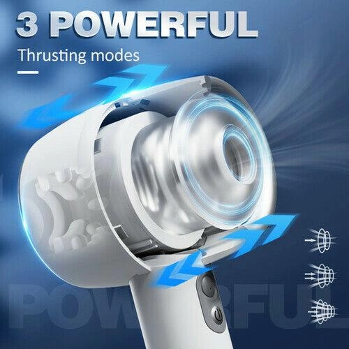 Hardy - Automatic 3 Frequency Telescopic Handheld Male Masturbator