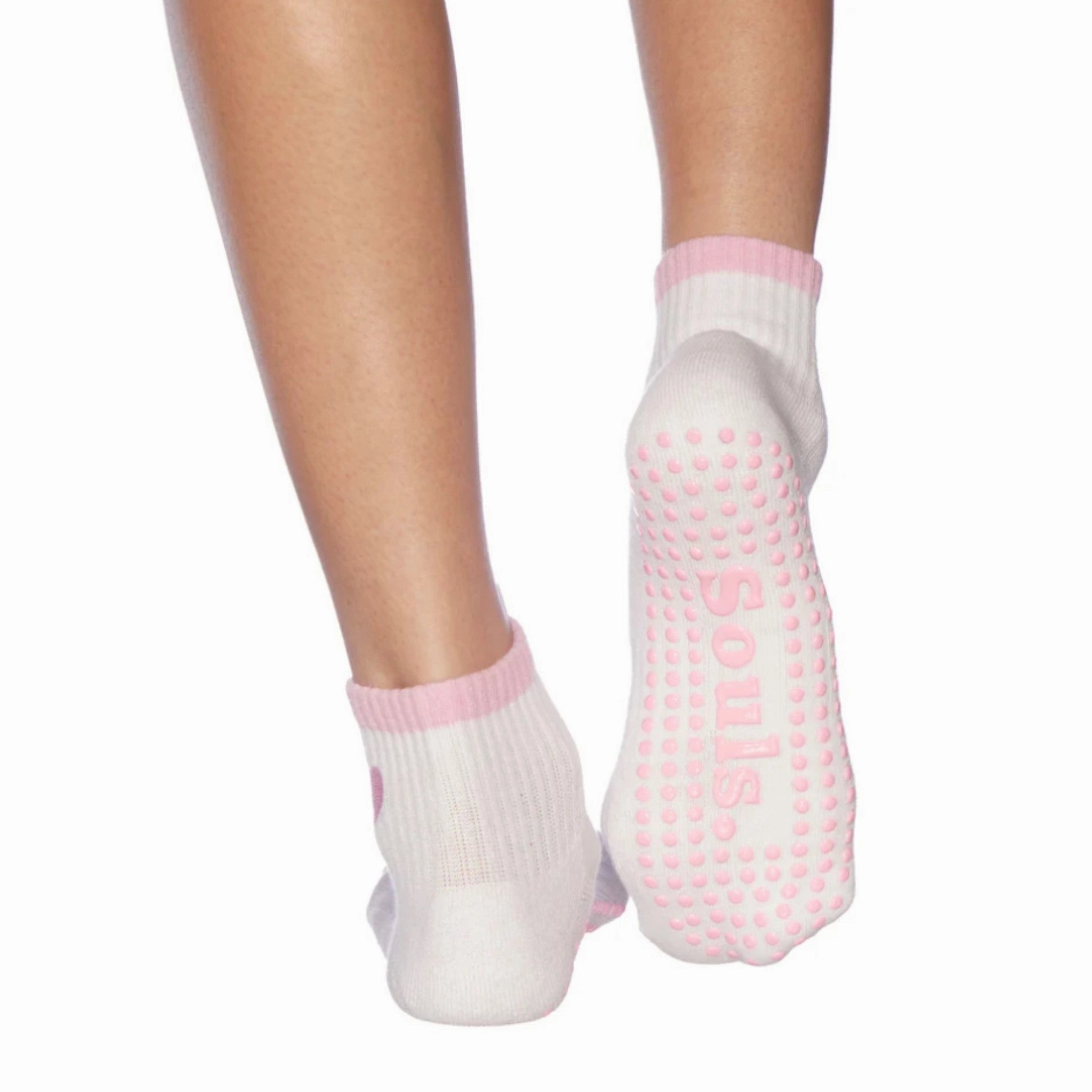 Heart - Crew Grip Sock (Barre / Pilates)