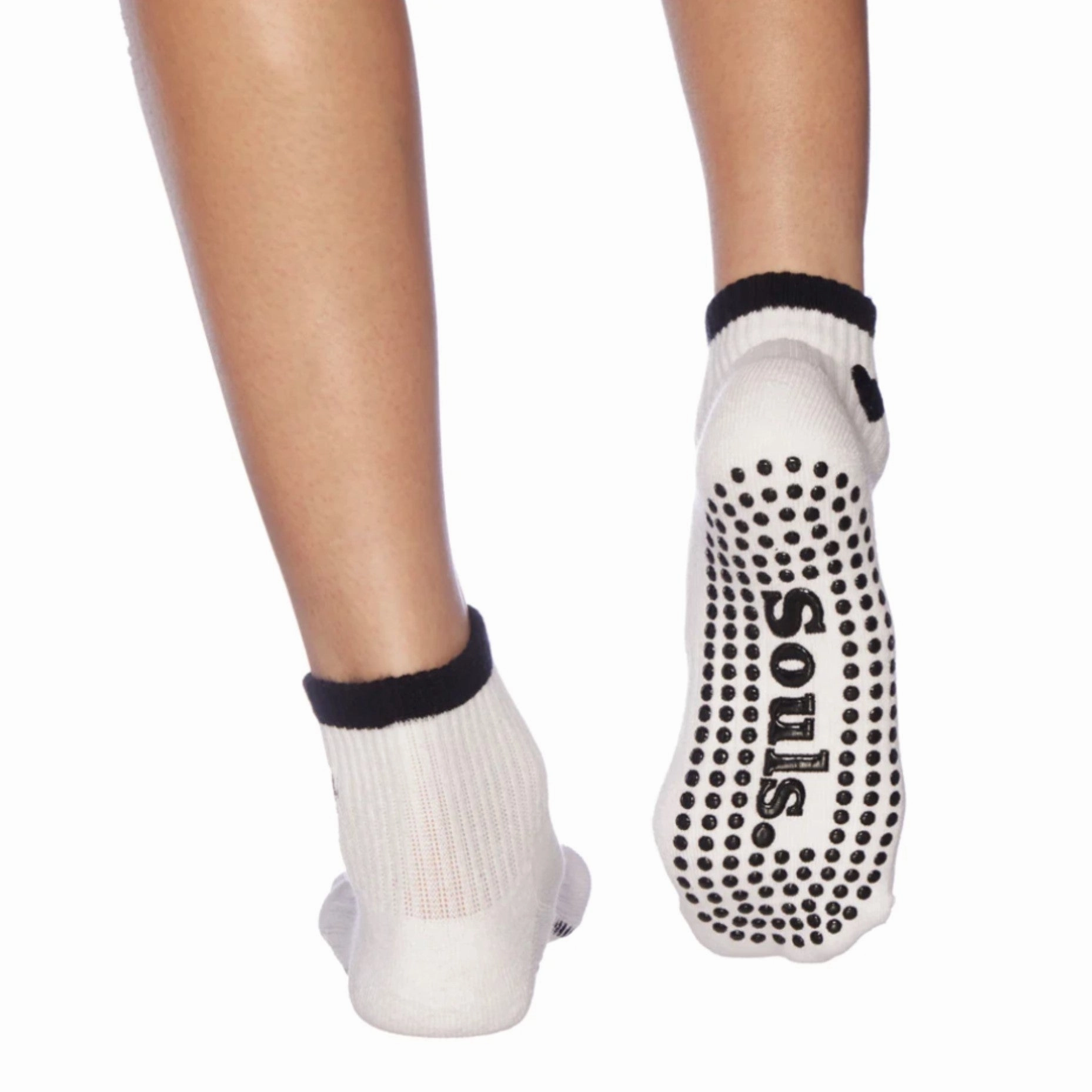 Heart - Crew Grip Sock (Barre / Pilates)