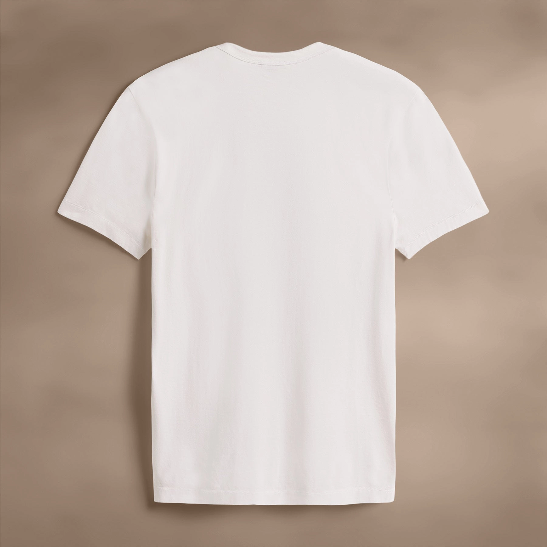 Heavy Luxe Jersey Crew - White