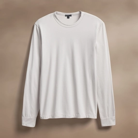 Heavy Luxe Jersey Long Sleeve - Light Mist