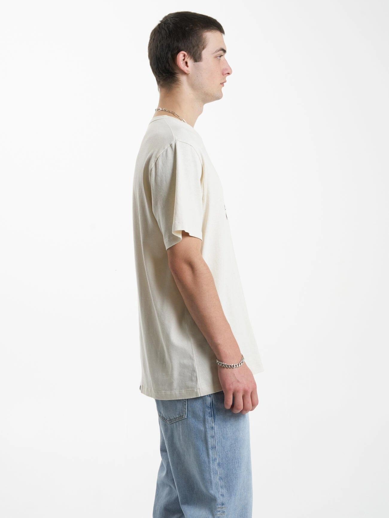 Hemp Experience Merch Fit Tee - Unbleached