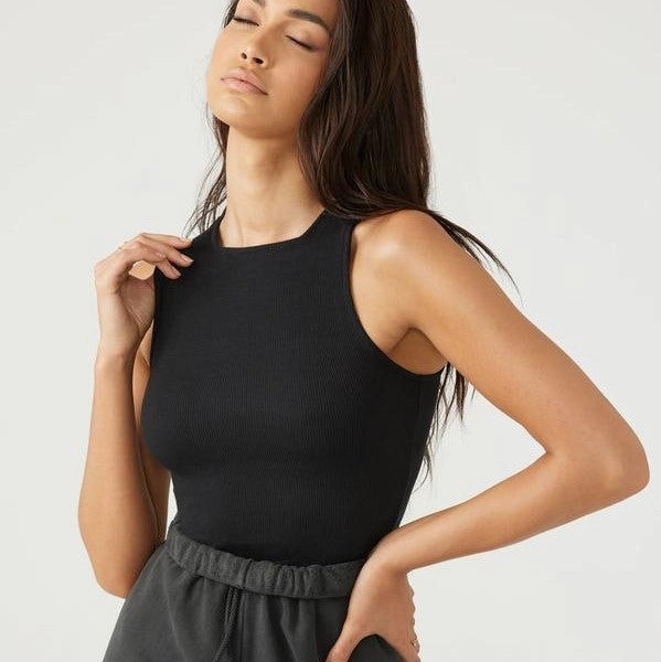 High Square Neck Tank