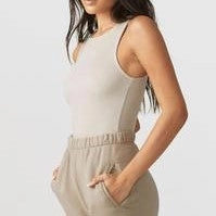 High Square Neck Tank