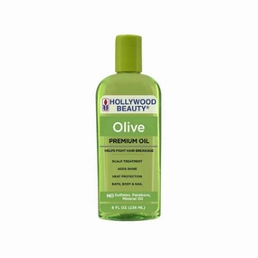 Hollywood Beauty Olive Premium Oil - Helps Fight Hair Breakage - 8 oz
