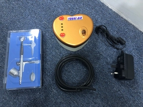 Hymair Nail Polish Air Paint Brush with Mini Air compressor | Model : HS08-2AC-SK