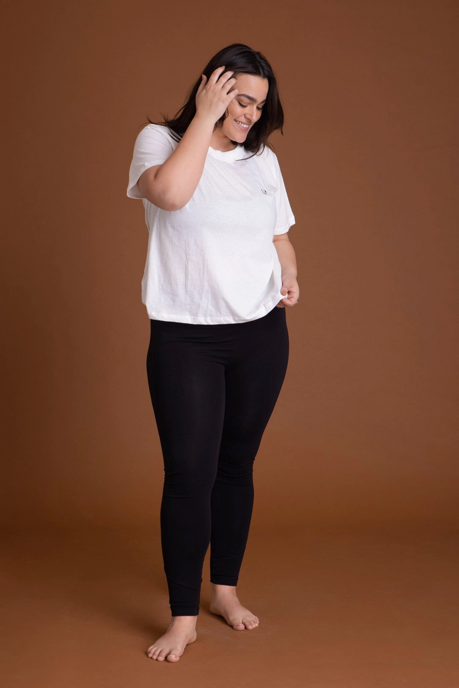 I'mPerfect 100% Cotton Crew Neck T-Shirt 35%off