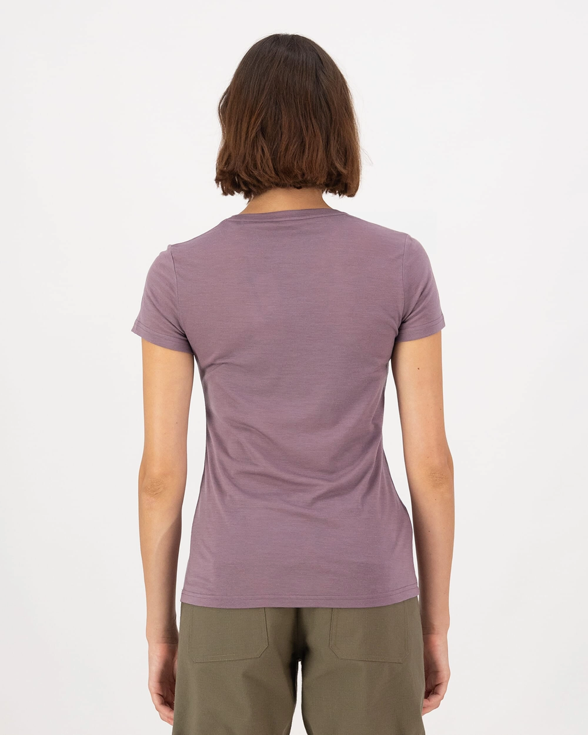Icon Merino Classic T-Shirt - Mauve