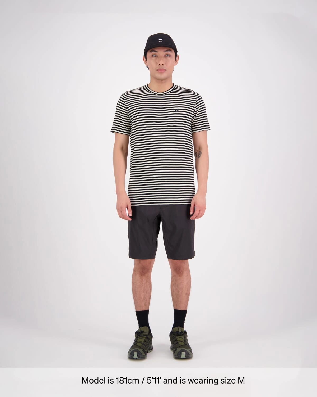 Icon Merino Classic T-Shirt - Stripe