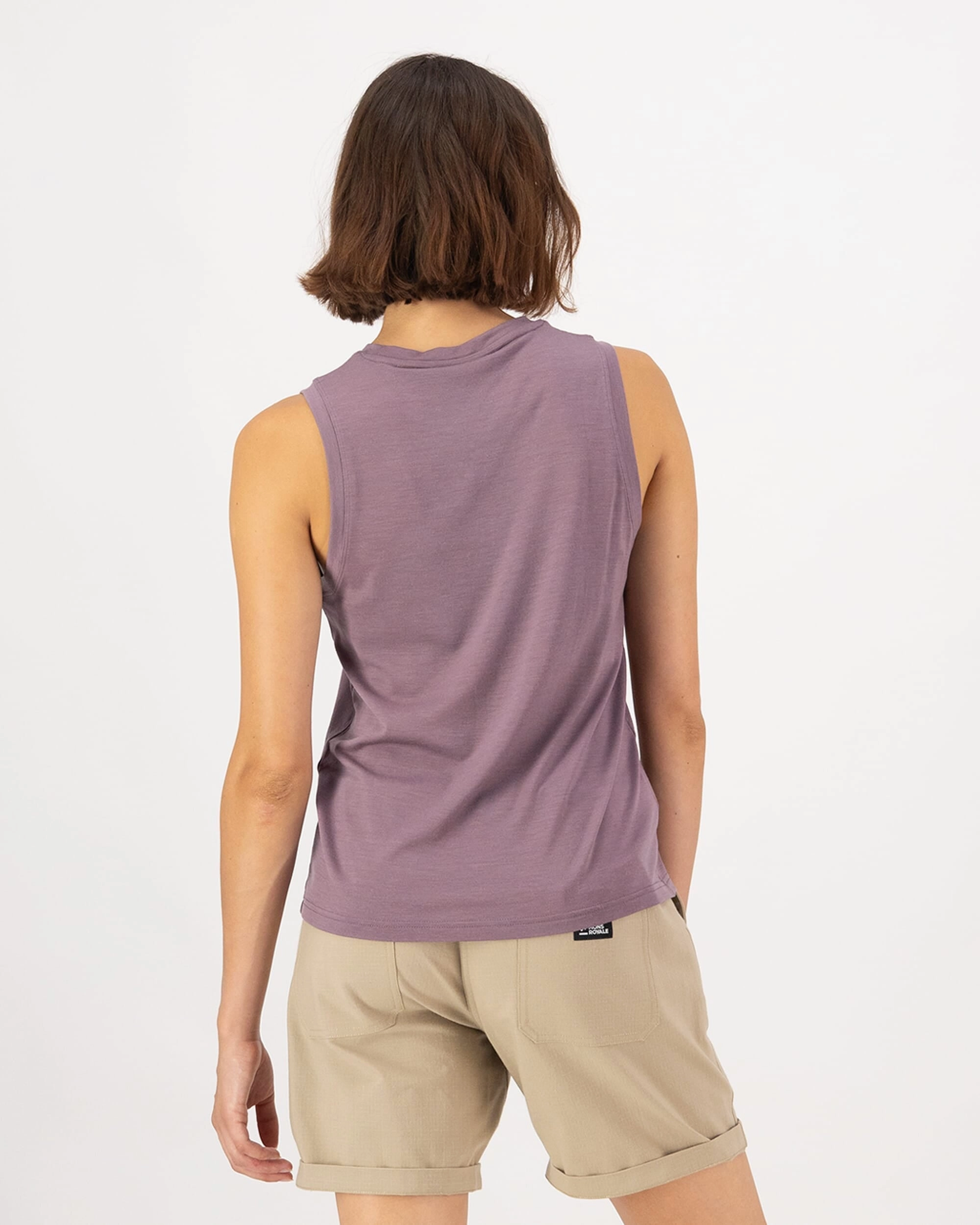 Icon Merino Tank - Mauve