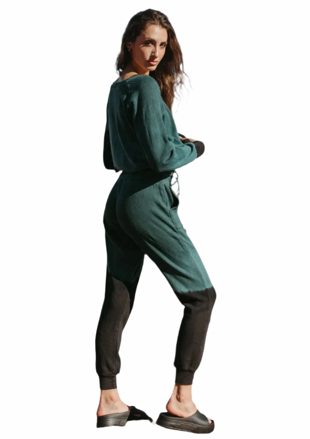 Jala Pocket Jogger Teal Tie Dye