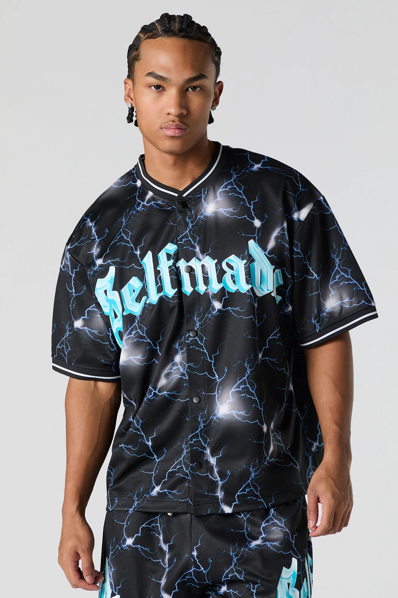 Jersey en filet imprimé