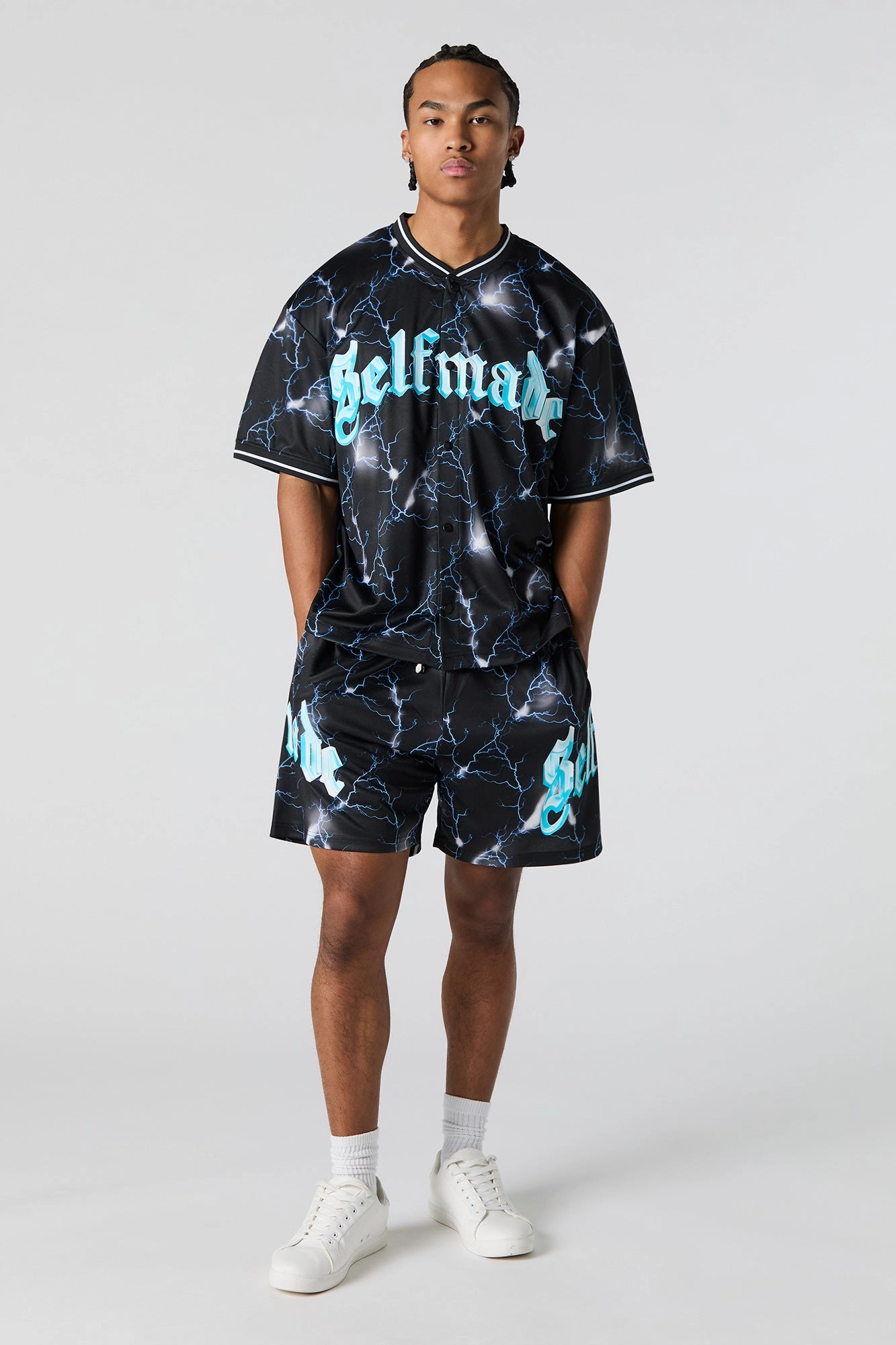 Jersey en filet imprimé