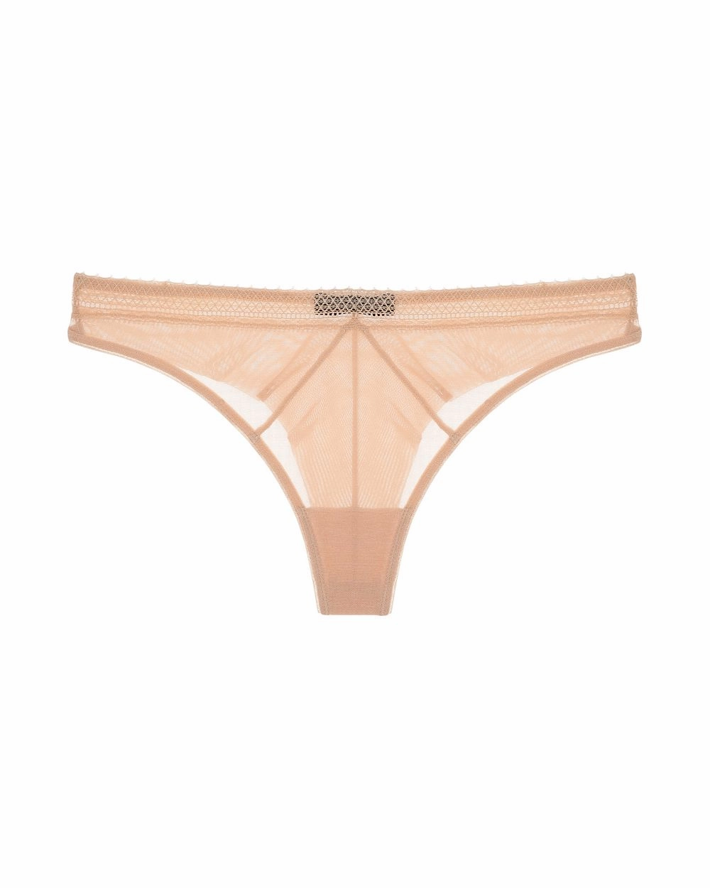 Jet Set Mesh Thong
