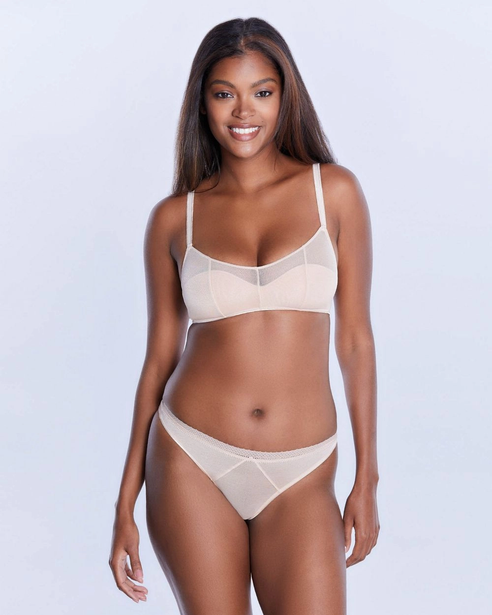 Jet Set Mesh Thong