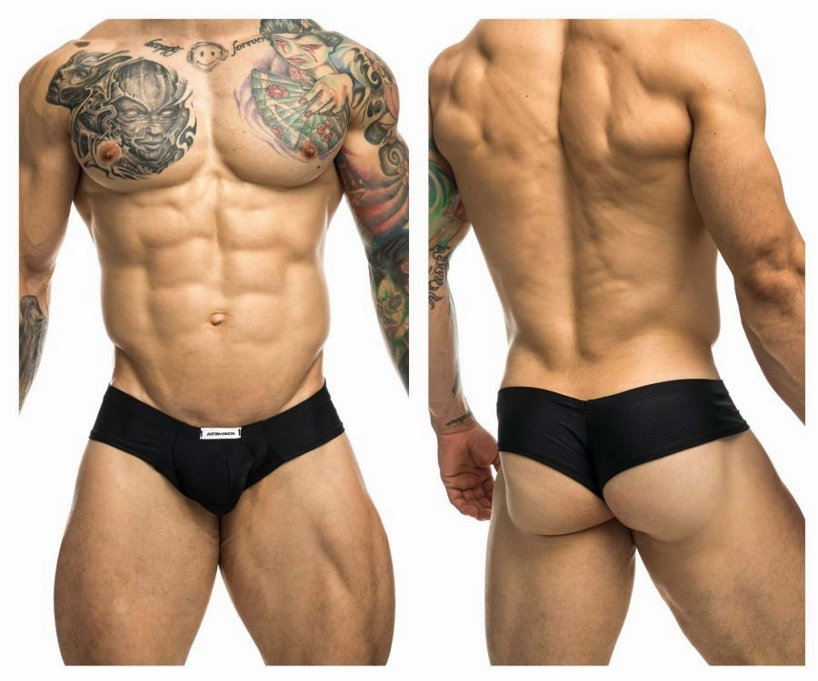 JUSTIN SIMON XSJ22 Cheek Briefs Color Black