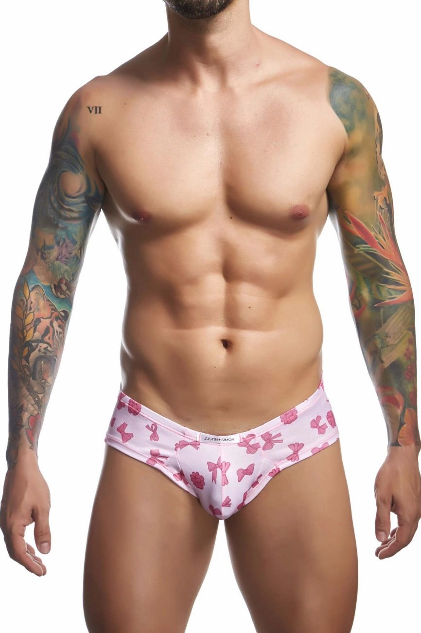 JUSTIN SIMON XSJ22 Cheek Briefs Color Coquette