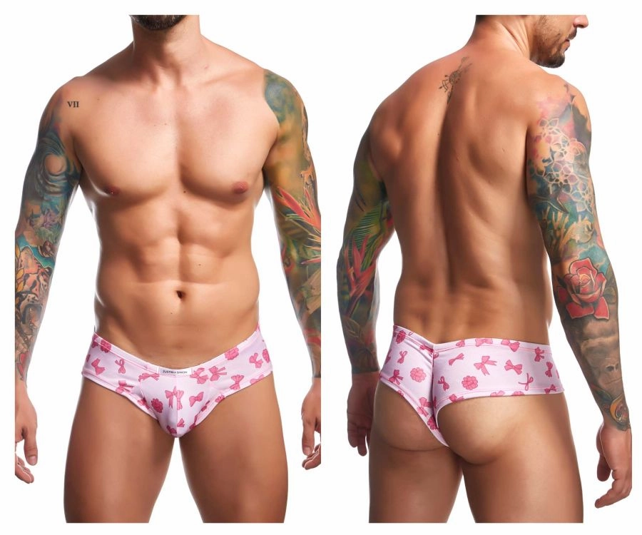 JUSTIN SIMON XSJ22 Cheek Briefs Color Coquette
