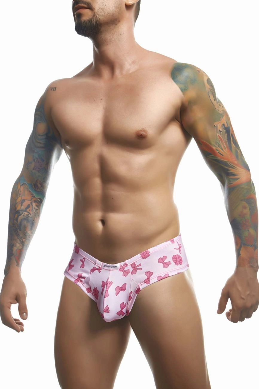JUSTIN SIMON XSJ22 Cheek Briefs Color Coquette