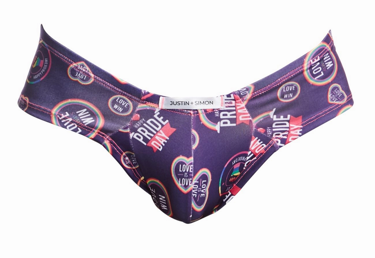 JUSTIN SIMON XSJ22 Cheek Briefs Color Pride
