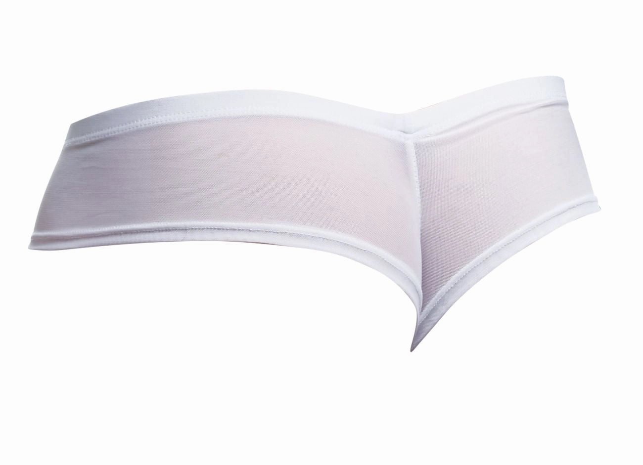 JUSTIN SIMON XSJ22 Cheek Briefs Color White Mesh
