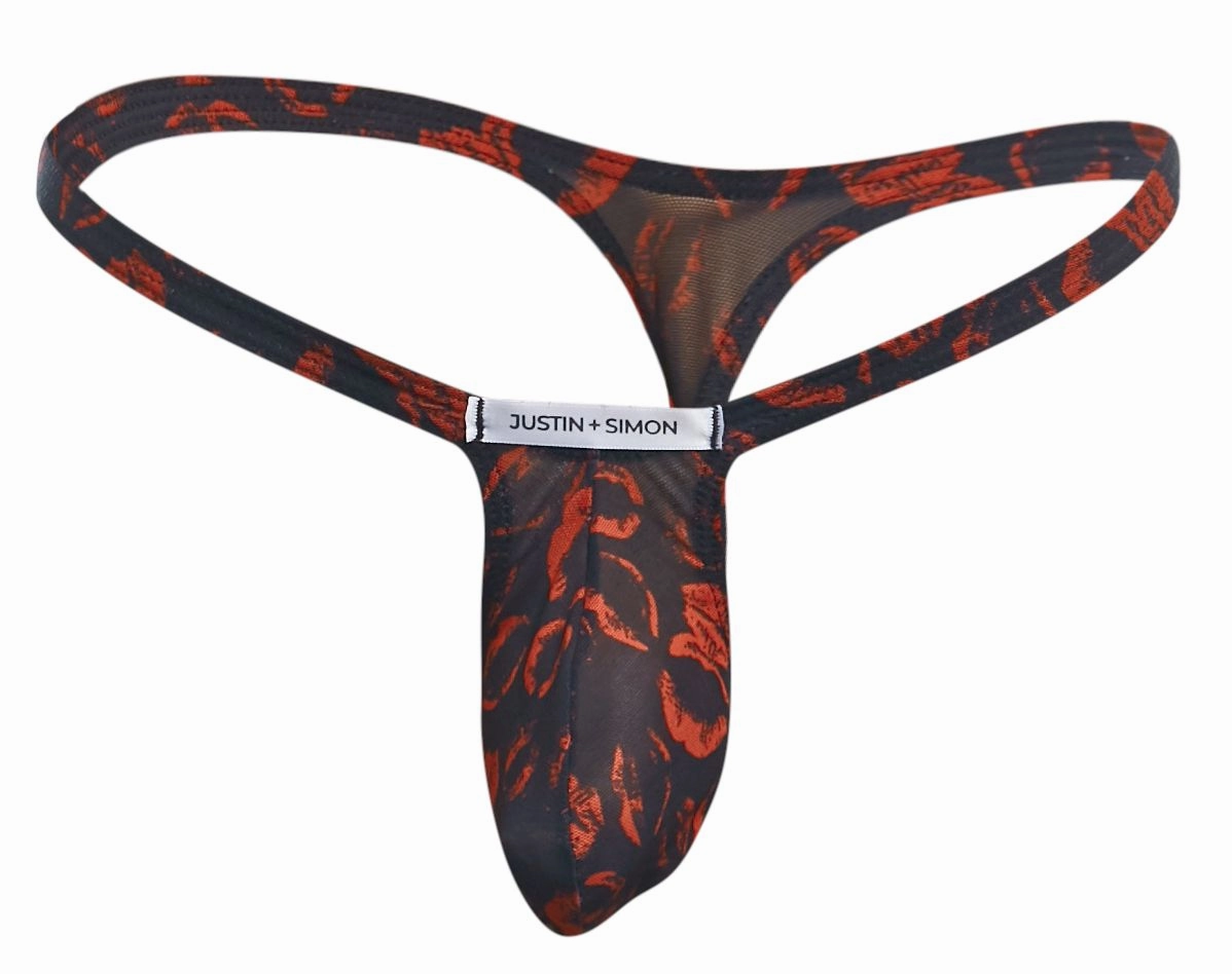 JUSTIN SIMON XSJBU02 Bulge Thongs Color Lips