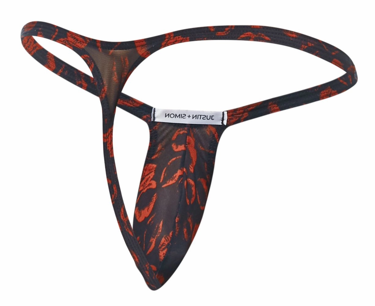 JUSTIN SIMON XSJBU02 Bulge Thongs Color Lips