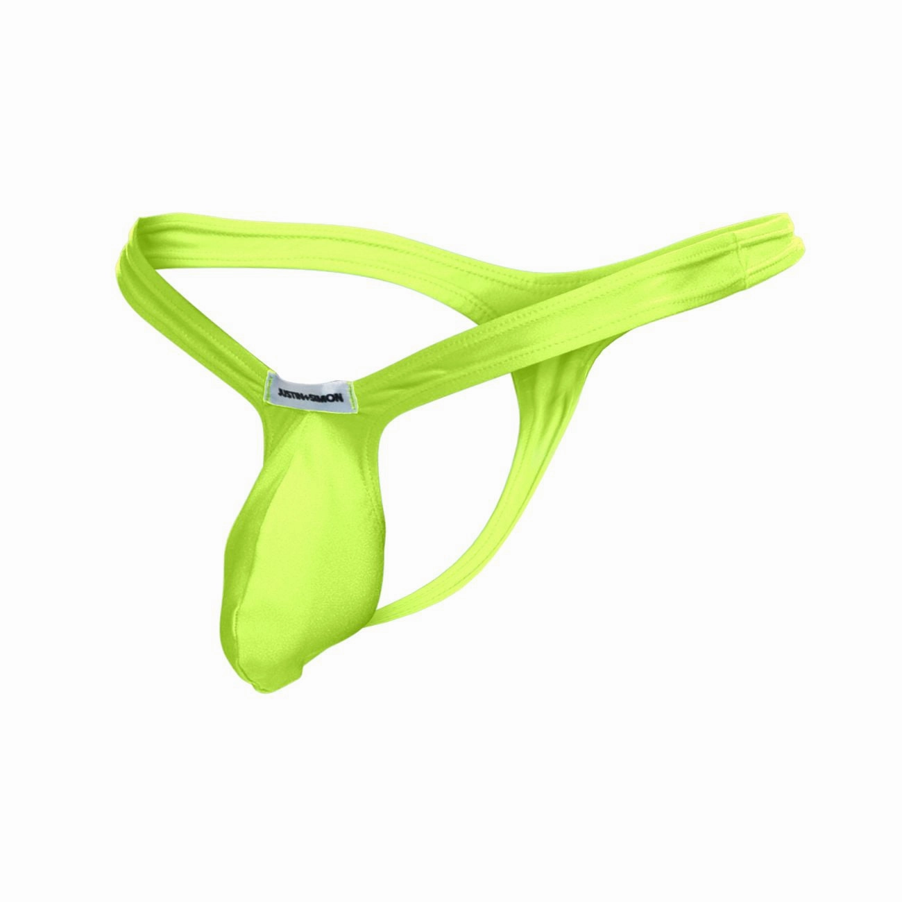 JUSTIN SIMON XSJBU02 Bulge Thongs Color Neon Green