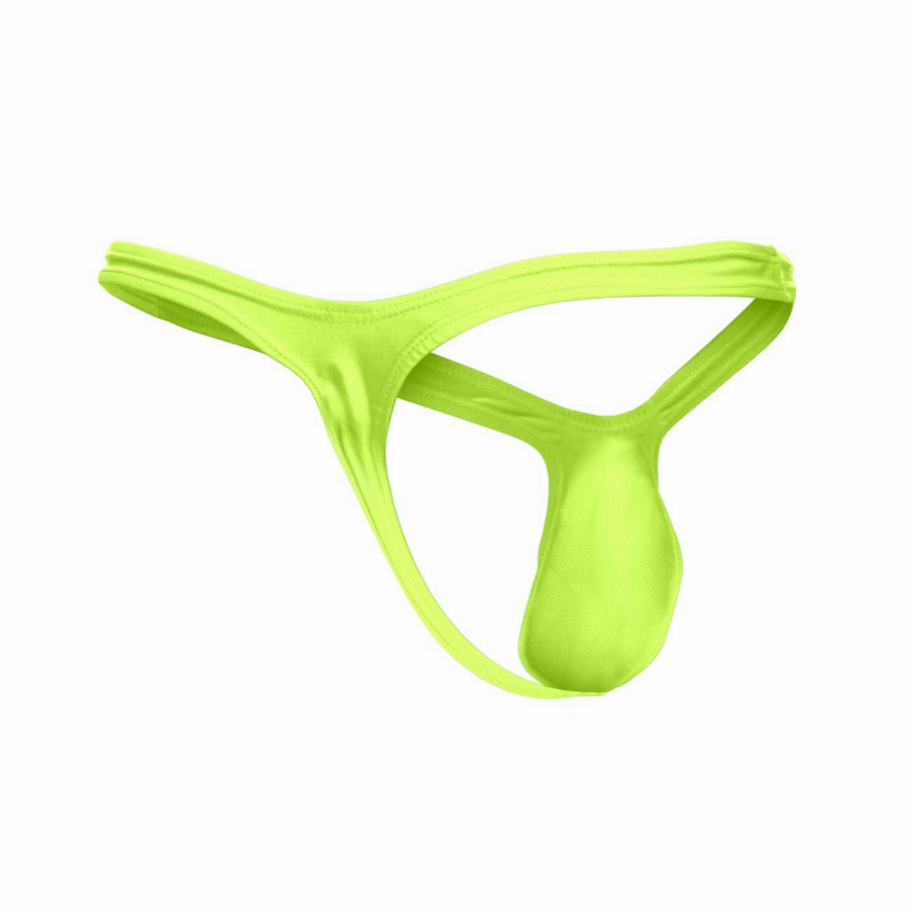 JUSTIN SIMON XSJBU02 Bulge Thongs Color Neon Green