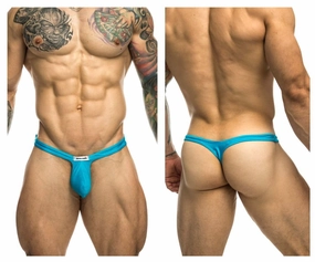JUSTIN SIMON XSJBU02 Bulge Thongs Color Turquoise