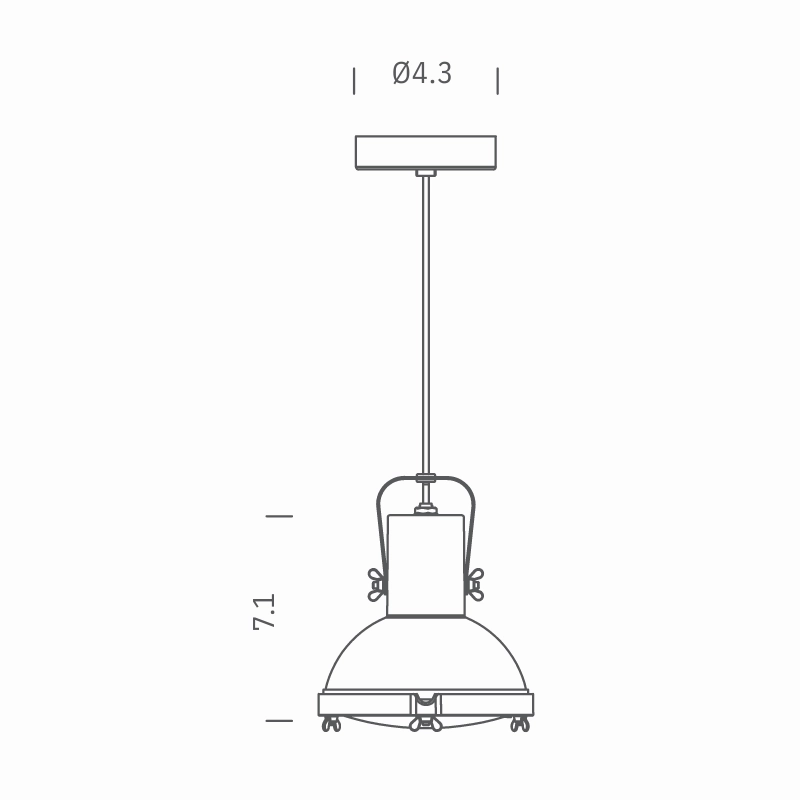 Le Corbusier Projecteur Pendant
