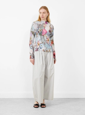 Lee Pleated Top Maria Blue