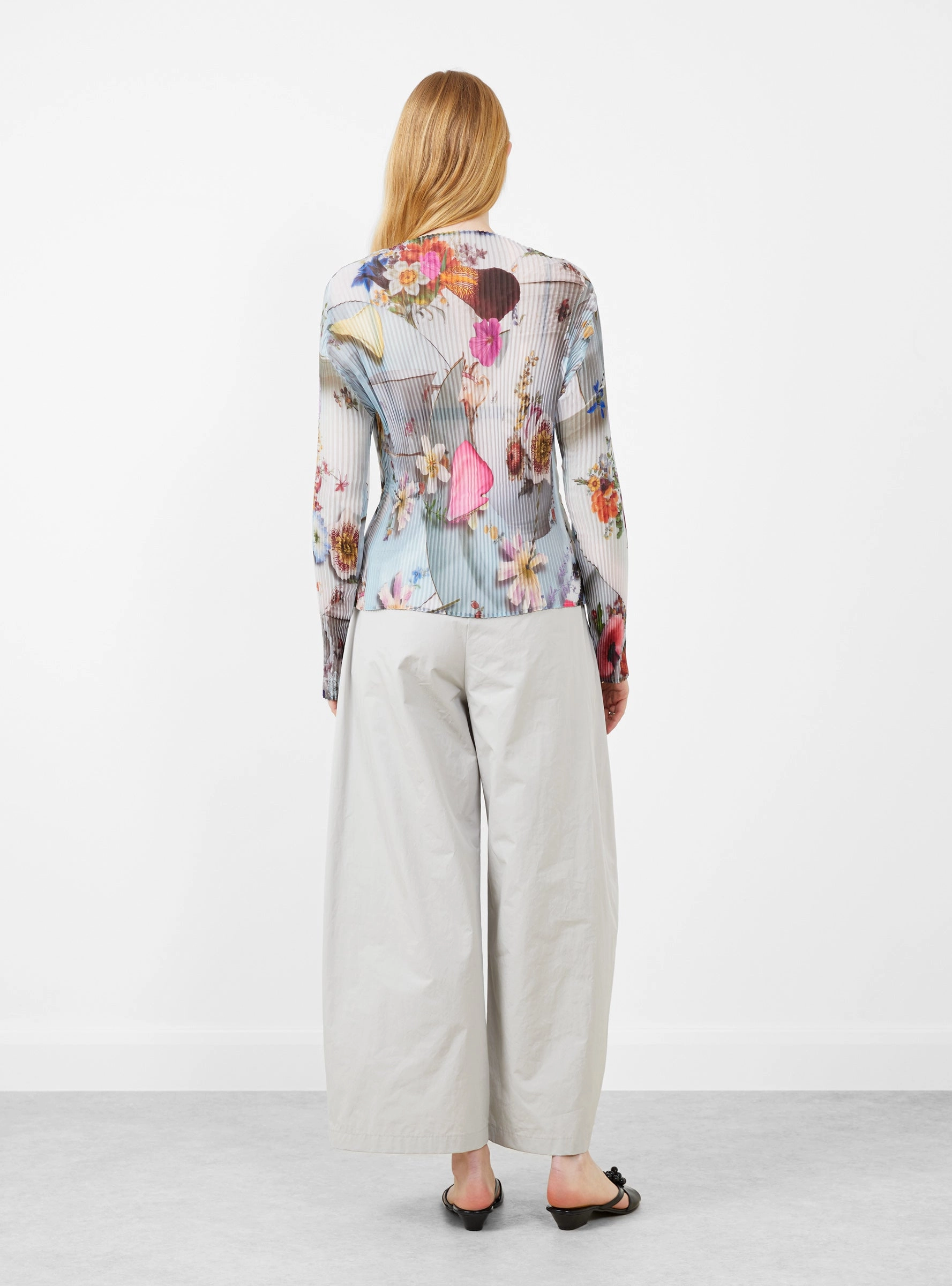 Lee Pleated Top Maria Blue