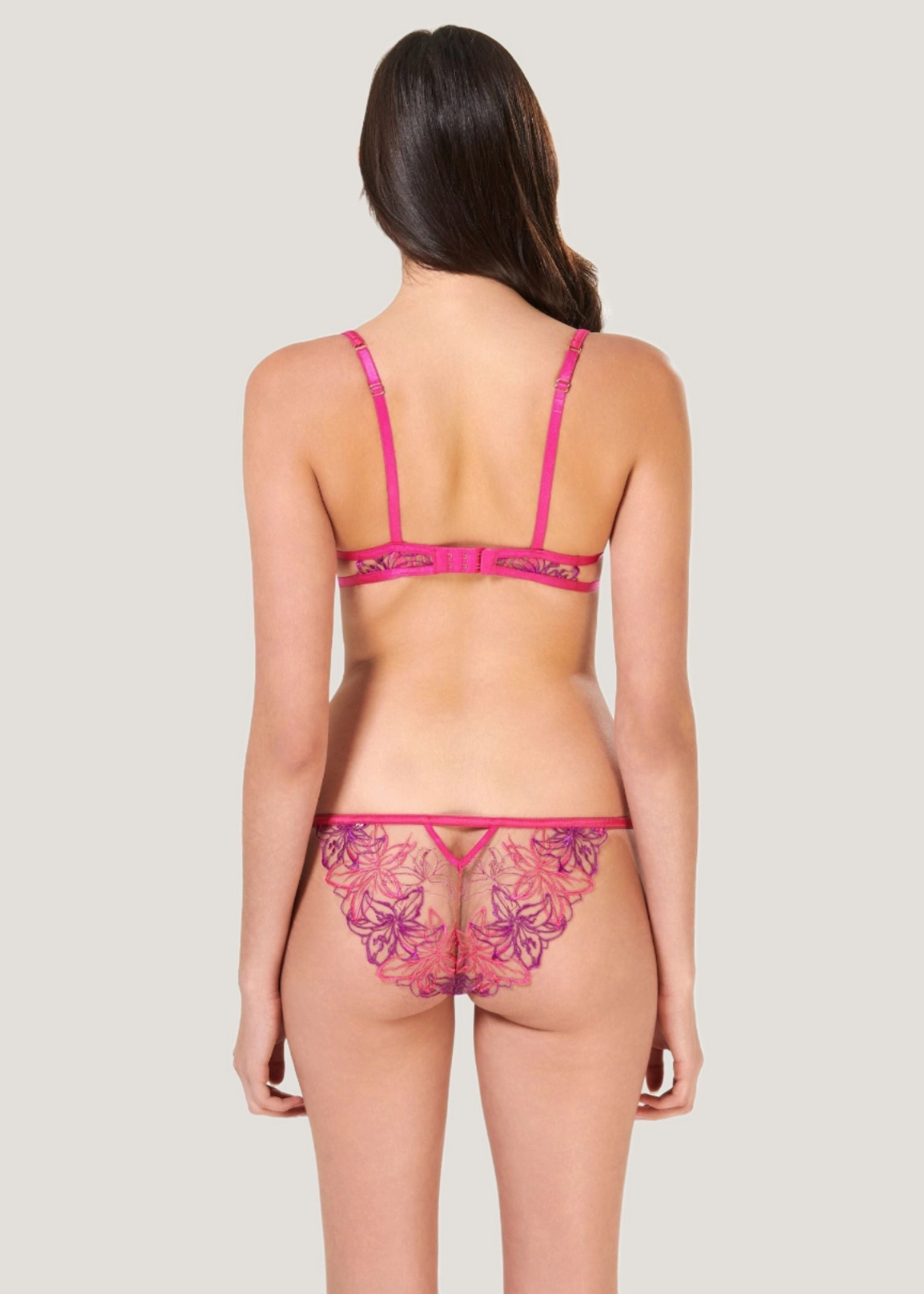 Lilly Brief (Fuchsia / Violet)