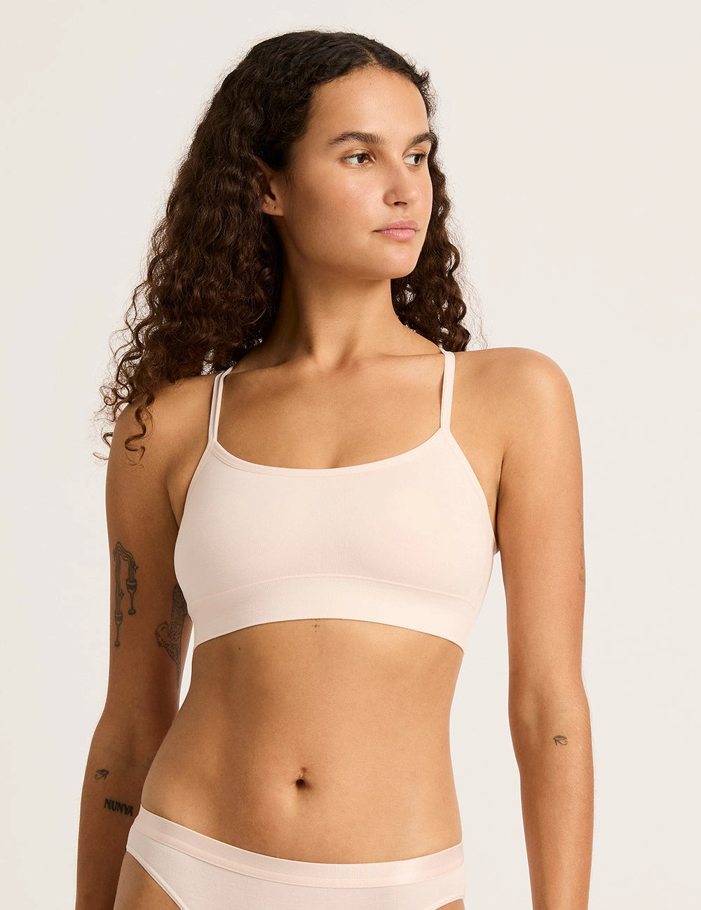 LYOLYTE Racerback Bralette - Powder Pink