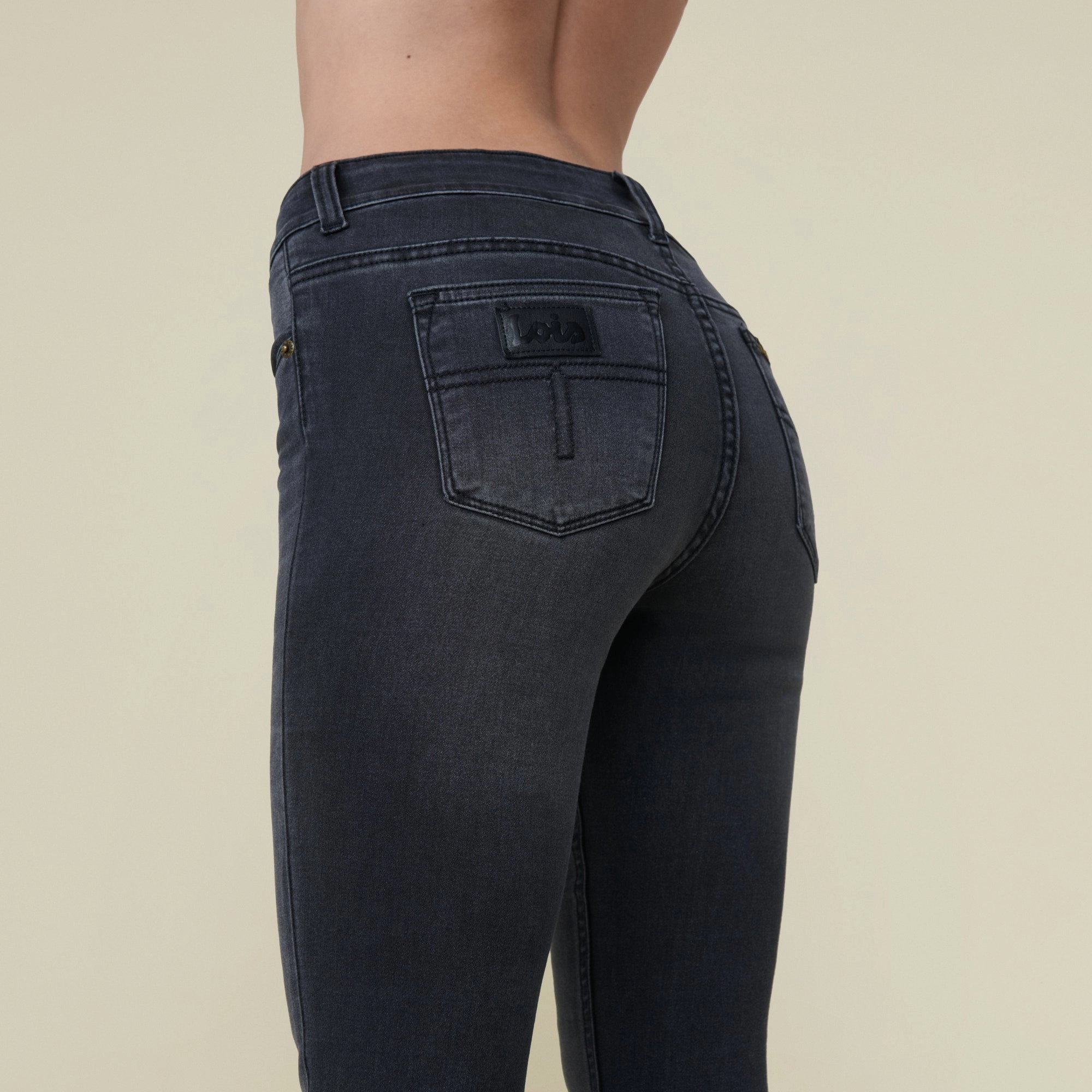 Melrose Kilian Black Stone - Mid Rise Flare