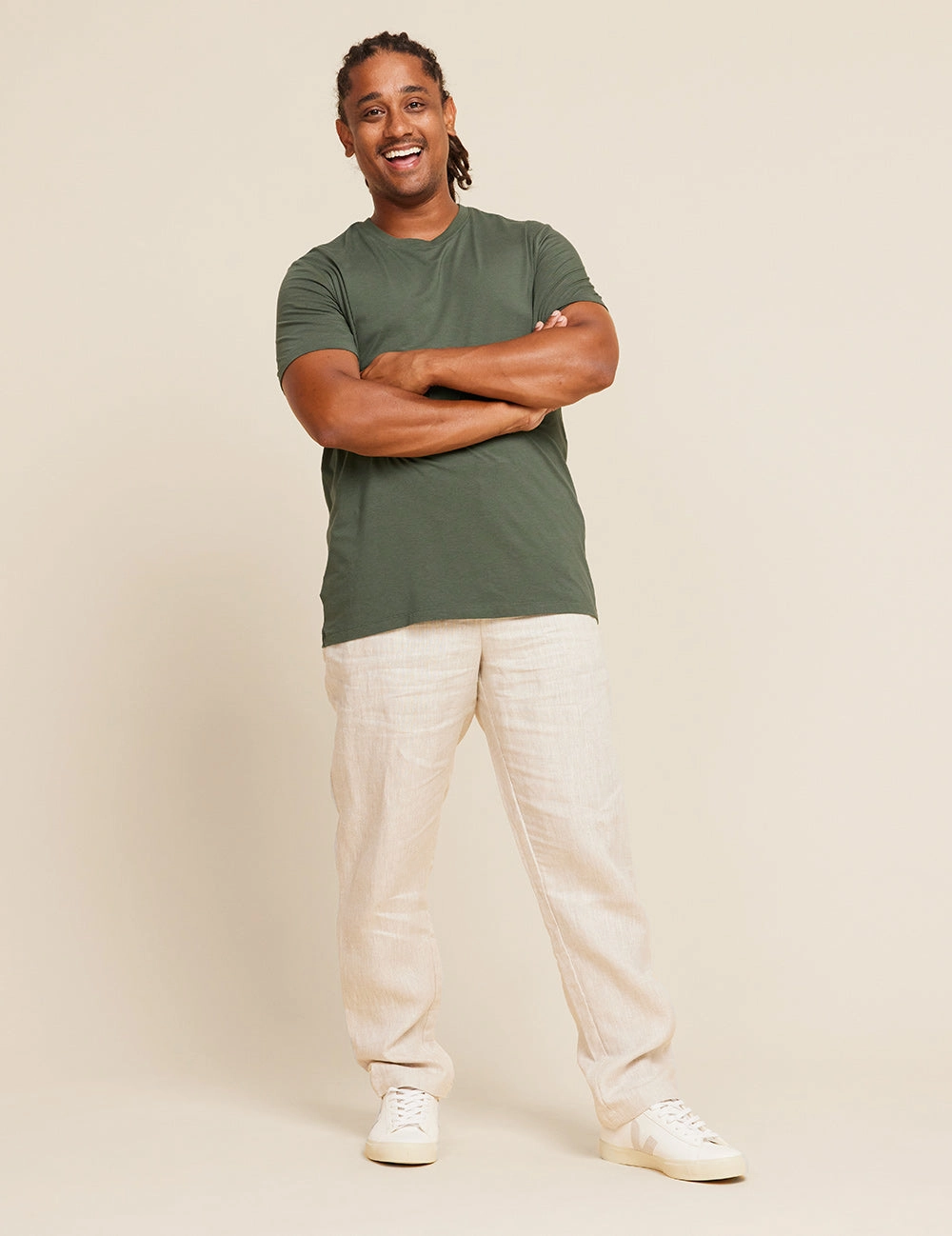 Men's Classic Crew Neck T-Shirt - Moss