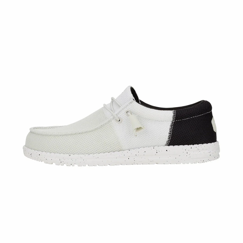 Men's Wally Tri Varsity Mesh White/Black