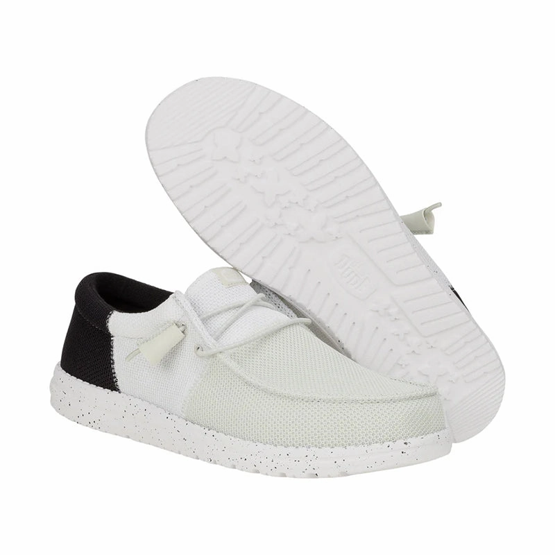 Men's Wally Tri Varsity Mesh White/Black