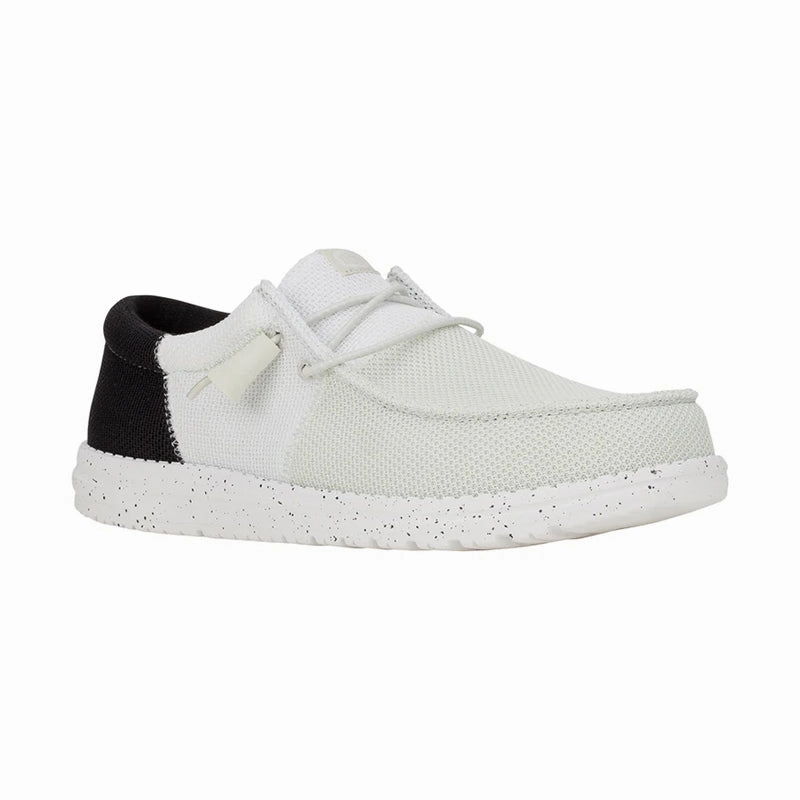 Men's Wally Tri Varsity Mesh White/Black