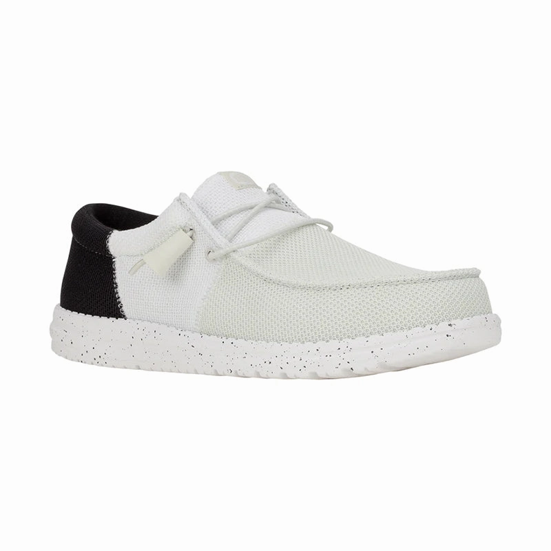 Men's Wally Tri Varsity Mesh White/Black