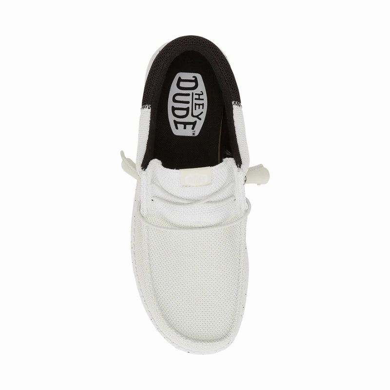Men's Wally Tri Varsity Mesh White/Black
