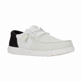 Men's Wally Tri Varsity Mesh White/Black
