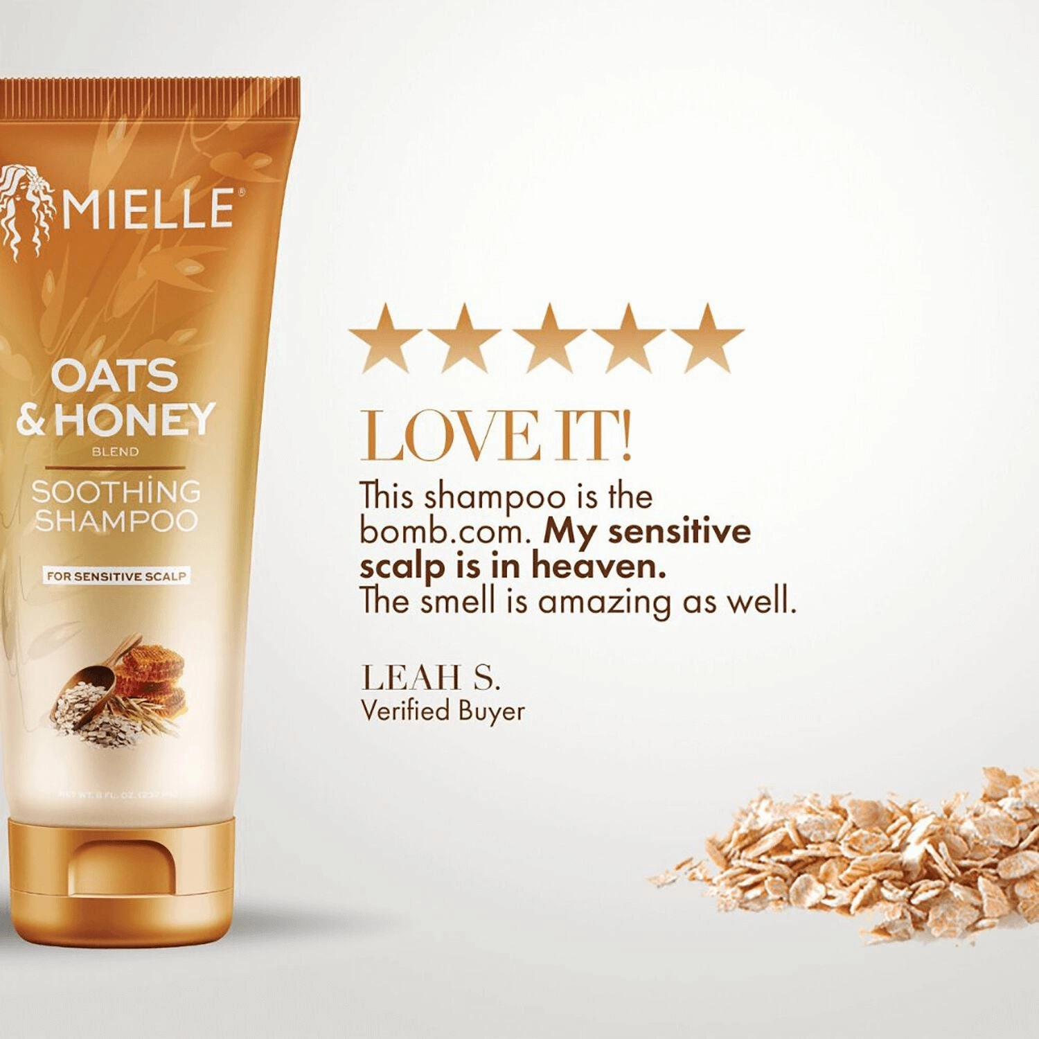 Mielle Oats Honey Blend Soothing Shampoo - Sensitive Scalp - 8 oz