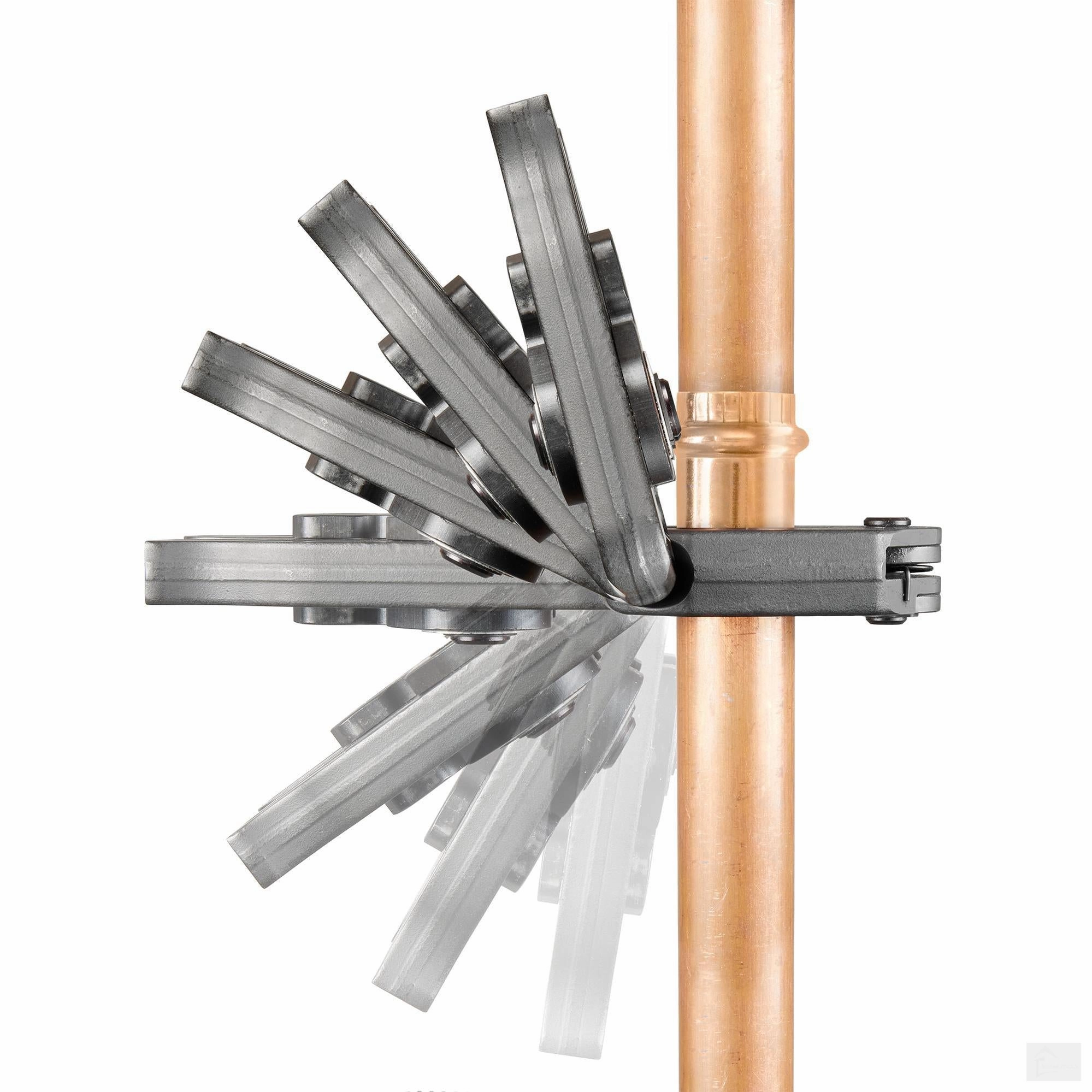 Milwaukee 1/2" - 1-1/4" CTS-V Pivoting Press Ring Kit for M12™ FORCE LOGIC™ Press Tool (49-16-2490X)