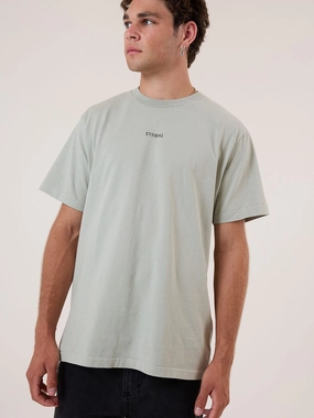 Minimal Thrills Heavy Weight Merch Fit Tee - Sage Grey