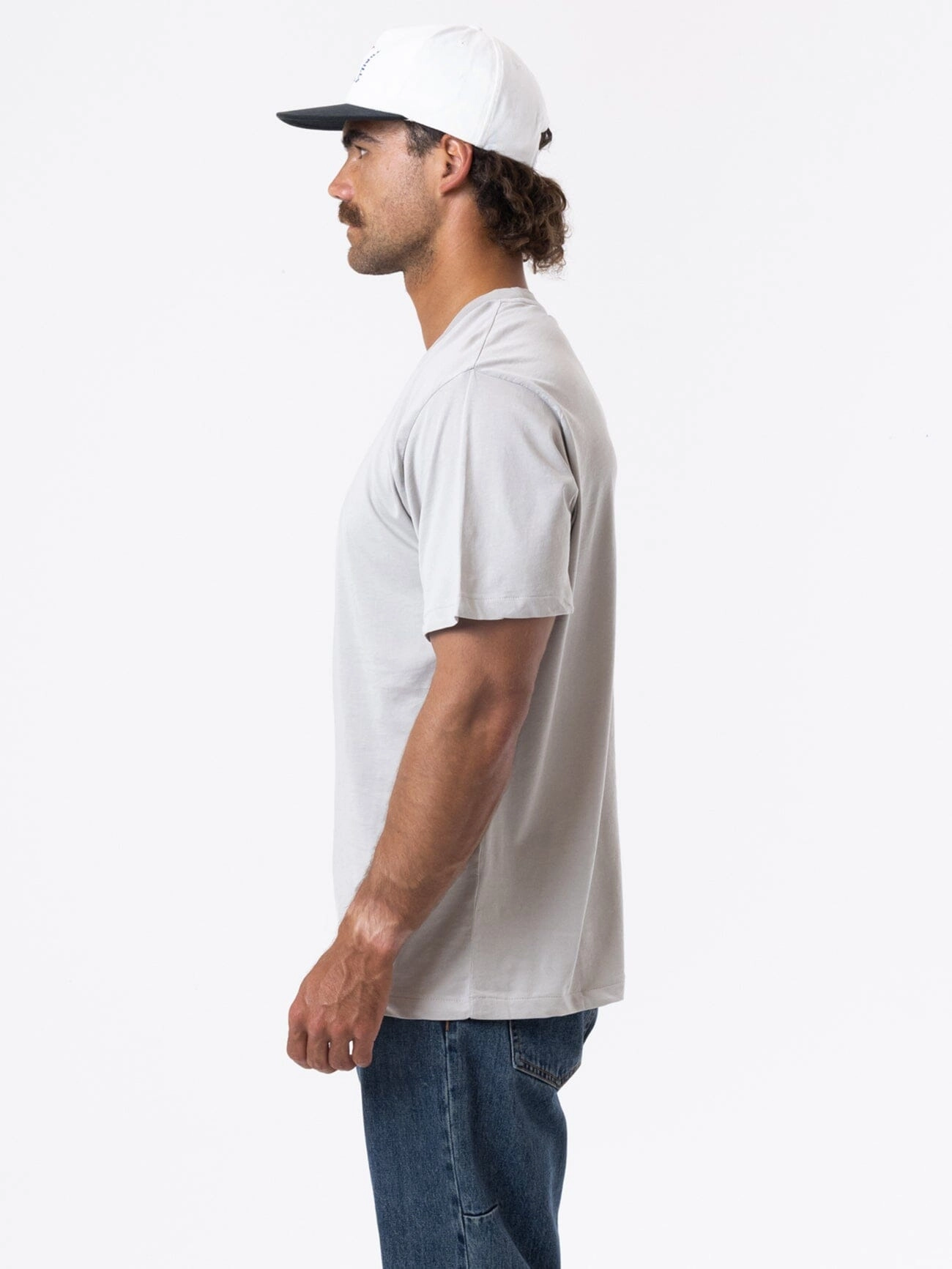 Minimal Thrills Merch Fit Tee - Oyster Grey