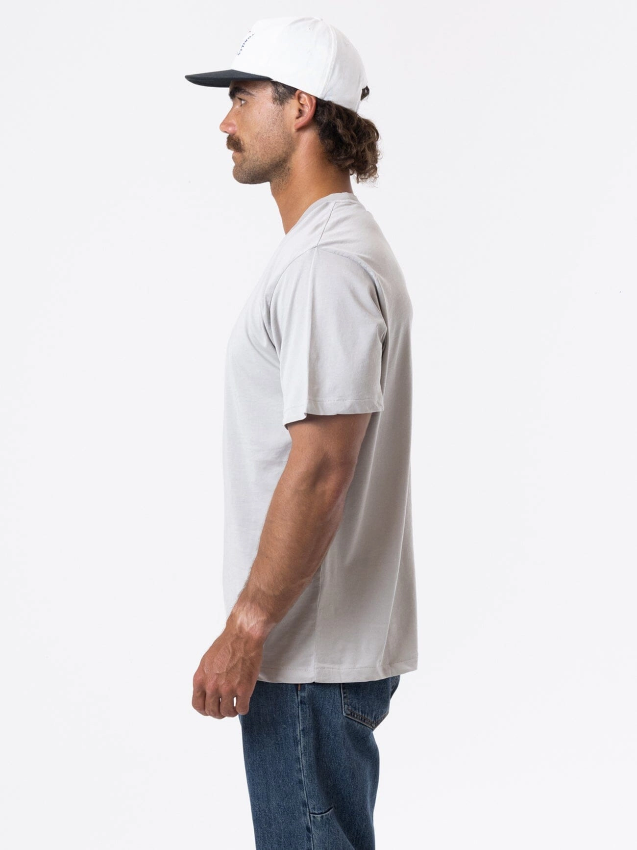 Minimal Thrills Merch Fit Tee - Oyster Grey
